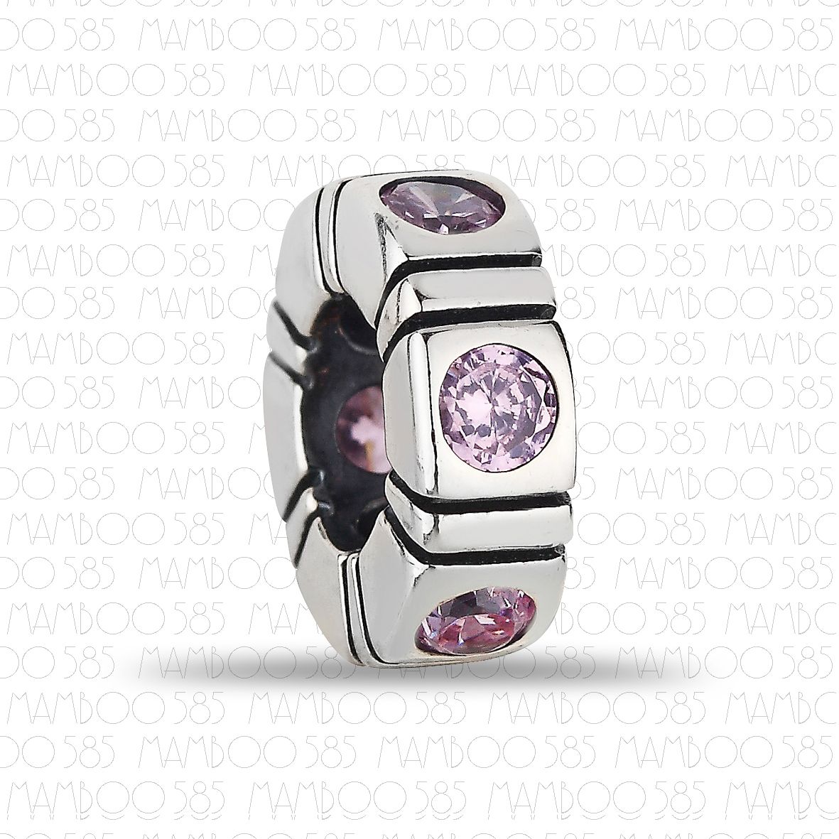  Pandora Element Bead Silber 925 ALE pink Zirkonia Steine 790368 PCZ