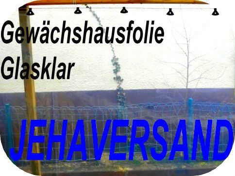 Gewächshausfolie hochtransparent UV 5 Neuheit (fast Glasklar