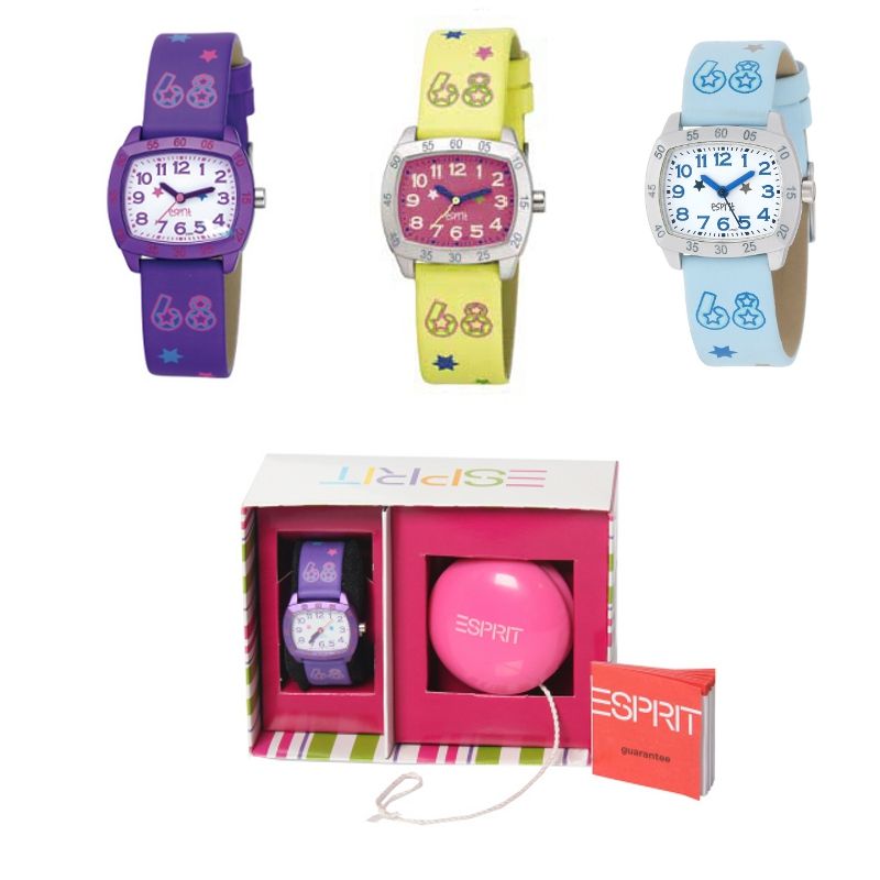 ESPRIT Kinderuhr armbanduhr kinder Madchen Uhr Glitter UVP €45