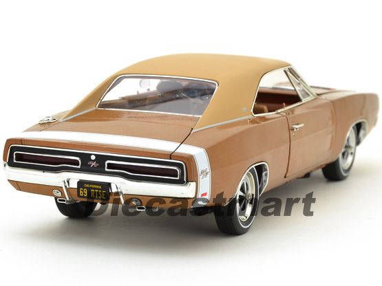 18 1969 DODGE CHARGER R/T SE 440 4SPD BRONZE METALLIC AMM 978