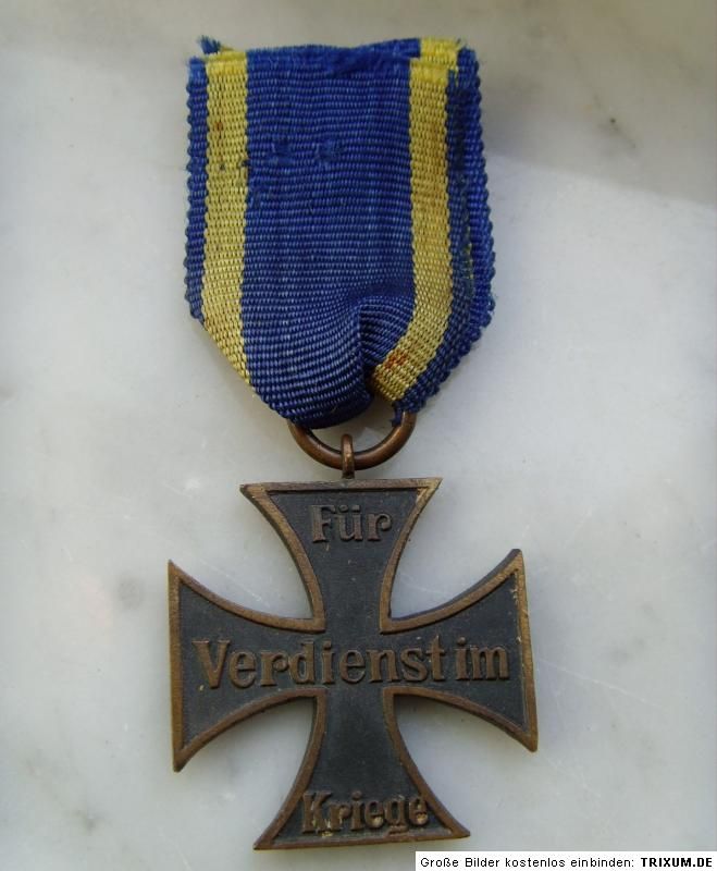 Braunschweig Kriegsverdienstkreuz 2. Klasse am original Band