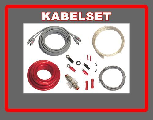 LIGHTNING LA20 Kabelset für Verstärker 20mm² Kabel SET