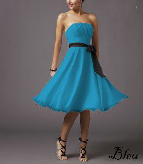 DE BRIDESMAID COCKTAIL PARTY KLEID 6 FARBE GR. S/M 984