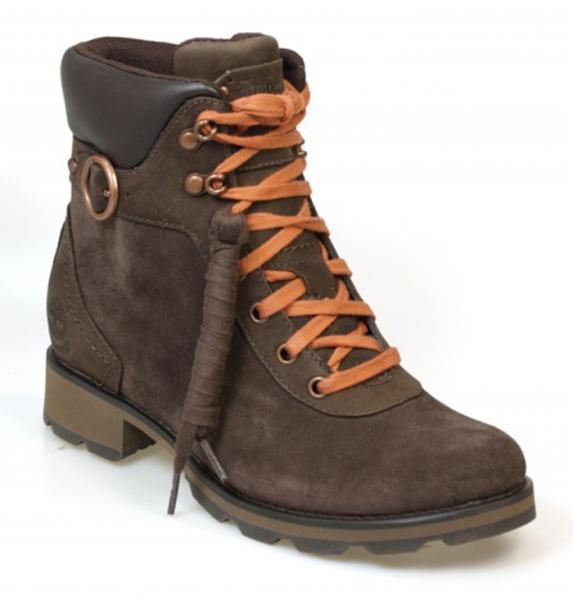 Timberland Stiefel wasserdicht Wanderer 6IN Nodena dunkel braun Nr. 39