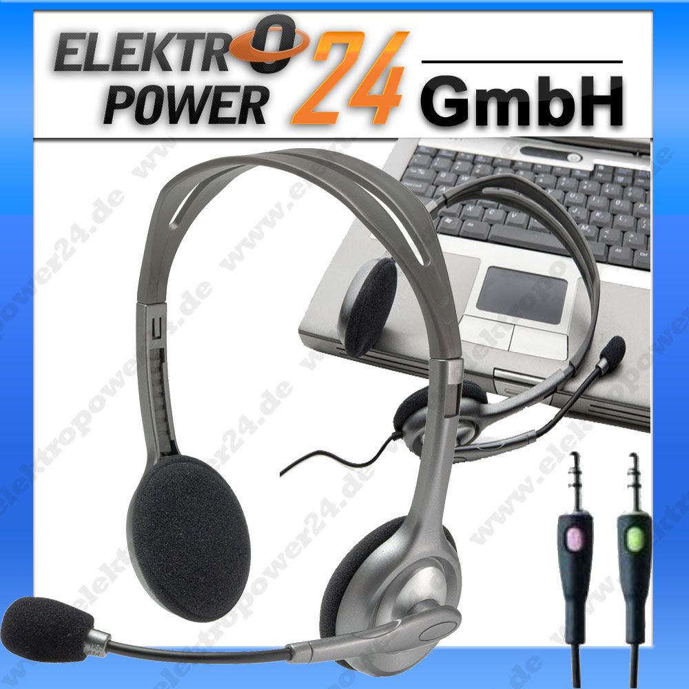 Headset H110 3,5mm Klinke Kopfhörer PC Multimedia (981 000271)